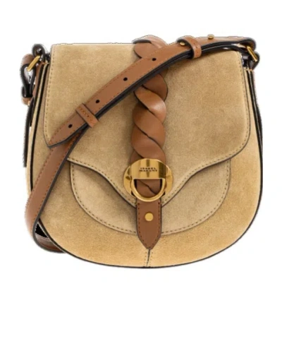 Isabel Marant Flap Shoulder Bag In Brown