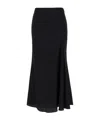 Isabel Marant Katae Flared Midi Skirt In Black