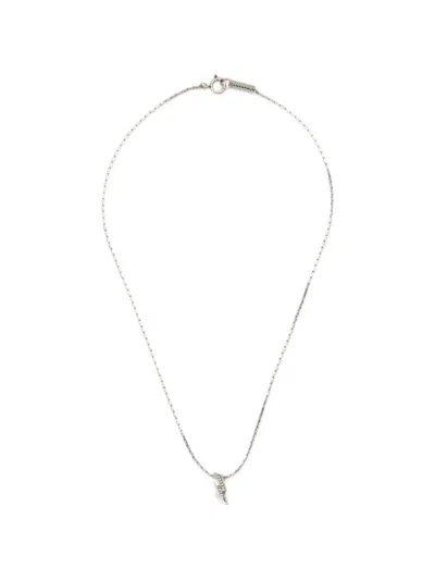 Isabel Marant Flash Crystal-embellished Necklace In Silver
