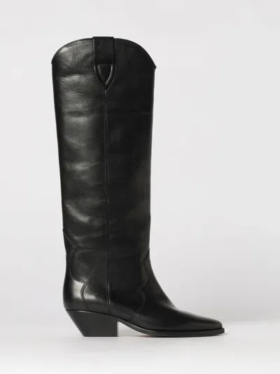 Isabel Marant Flat Ankle Boot Woman  In Black