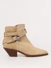 Isabel Marant Deivy 50 Suede Ankle Boots In Beige