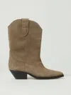 Isabel Marant Flat Ankle Boots  Woman Color Beige In Sand