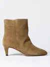 Isabel Marant Flat Ankle Boots  Woman Color Beige In White