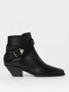 Isabel Marant Flat Ankle Boots  Woman Color Black In Black