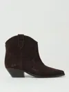 Isabel Marant Suede Western Cuban Heel Boots