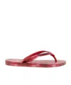 Isabel Marant Flat Flip-flops In Red