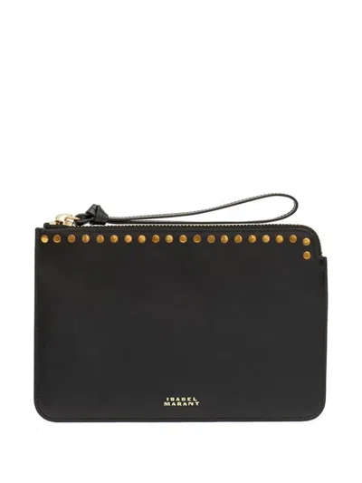 Isabel Marant Flat Pouch Bags In Black