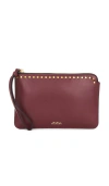Isabel Marant Flat Pouch In Burgundy