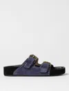 Isabel Marant Buckle Slippers In Blue