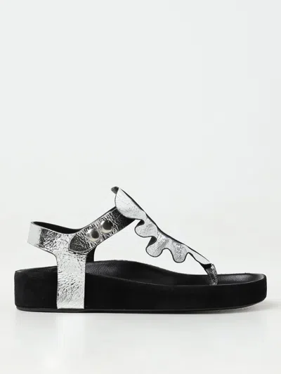 Isabel Marant Flat Sandals  Woman Color Silver
