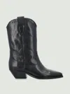 Isabel Marant Women Duerto Leather Boots In Black