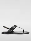 Isabel Marant Round Head Flat-soled Sandals In Black