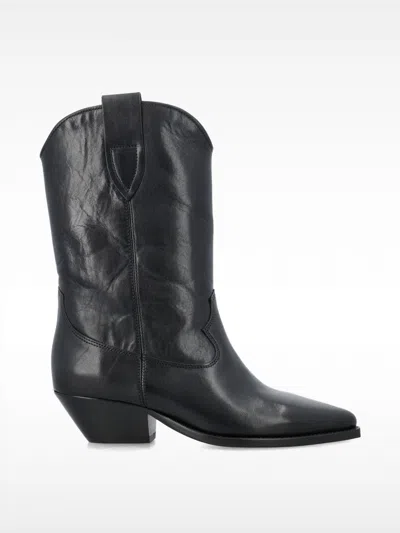 ISABEL MARANT FLAT ANKLE BOOTS ISABEL MARANT WOMAN COLOR BLACK,F87925002