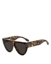 Isabel Marant Flat Top Sunglasses, 69mm In Havana/brown Solid