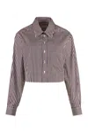 ISABEL MARANT FLEORA STRIPED POPLIN SHIRT