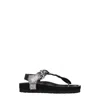 Isabel Marant Flip-flops Women Suede Black/silver