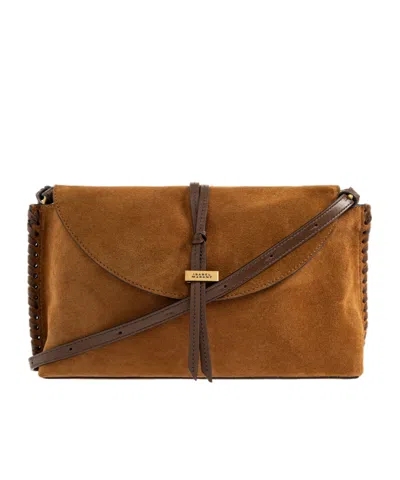 Isabel Marant Flip Shoulder Bag In Brown