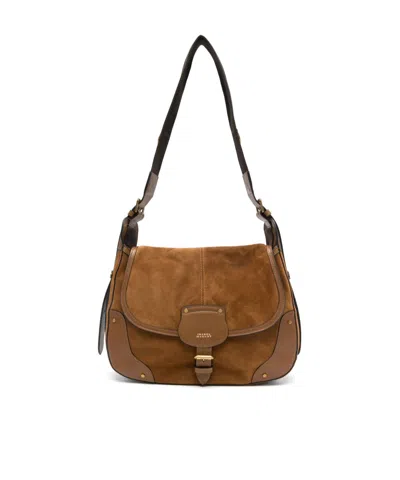 Isabel Marant Flip Shoulder Bag In Brown