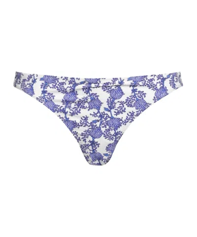 Isabel Marant Floral Print Bikini Bottoms In Purple