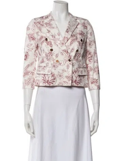 Pre-owned Isabel Marant Floral Print Blazer In Neutral