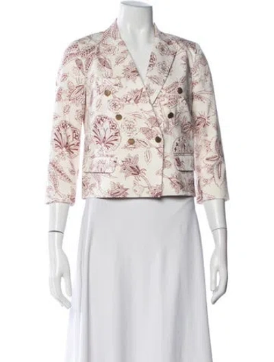 Pre-owned Isabel Marant Floral Print Blazer In Neutral