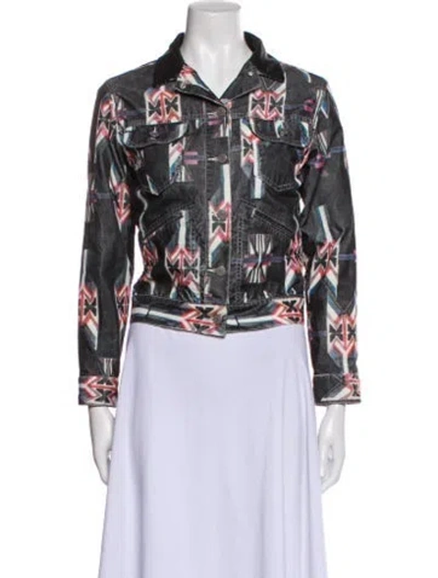Pre-owned Isabel Marant Floral Print Bomber Jacket In Multi