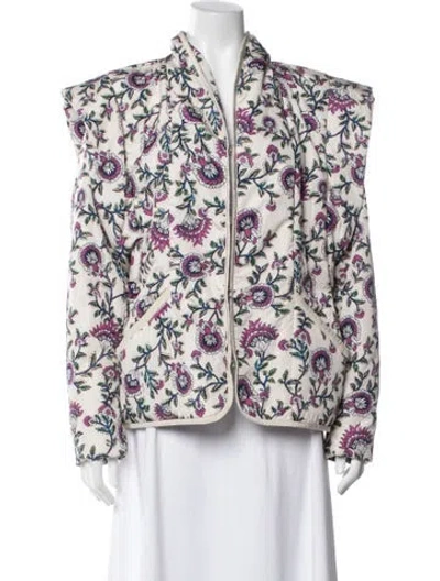 Pre-owned Isabel Marant Floral Print Jacket In Neutral
