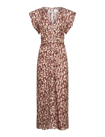 Isabel Marant Floral Print Jacquard Lyndsay Midi Dress