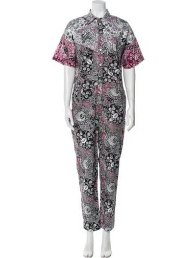 Pre-owned Isabel Marant Floral Print Jumpsuit In Multi