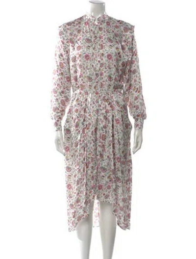 Pre-owned Isabel Marant Floral Print Long Dress W/ Tags In Multi