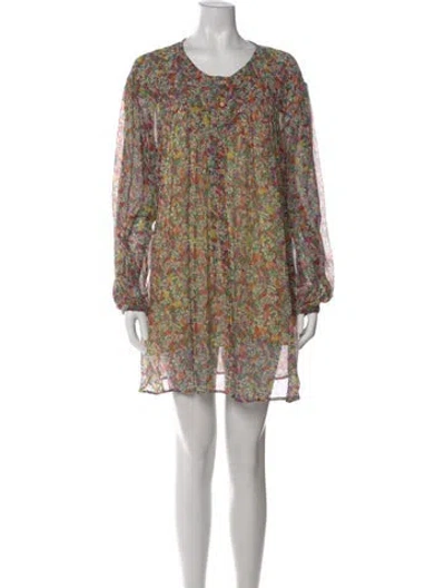 Pre-owned Isabel Marant Floral Print Mini Dress