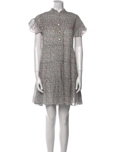 Pre-owned Isabel Marant Floral Print Mini Dress In Multi
