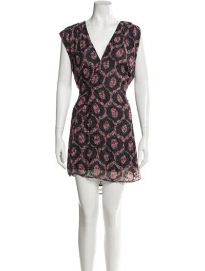 Pre-owned Isabel Marant Floral Print Mini Dress In Multi