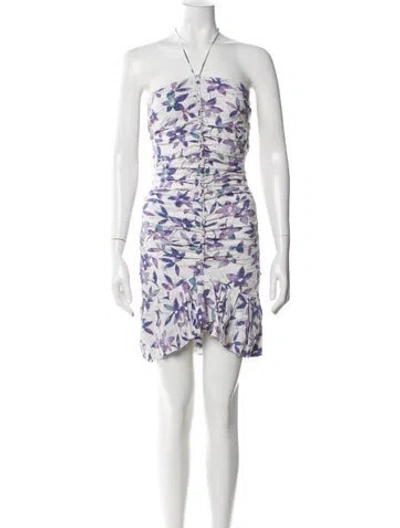Pre-owned Isabel Marant Floral Print Mini Dress In Multi