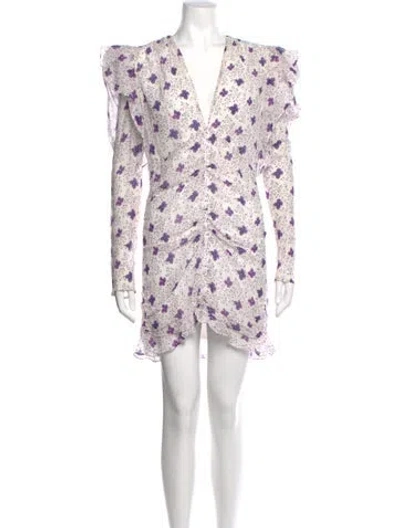 Pre-owned Isabel Marant Floral Print Mini Dress In Multi