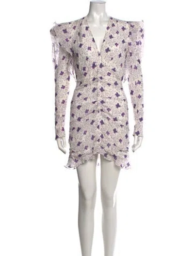 Pre-owned Isabel Marant Floral Print Mini Dress In Multi
