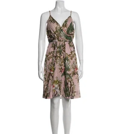 Pre-owned Isabel Marant Floral Print Mini Dress In Pink