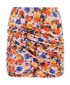 ISABEL MARANT GUILAYO FLORAL MINI SKIRT