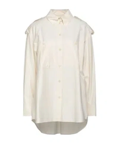 Isabel Marant Floral Print Satin Blouse In White