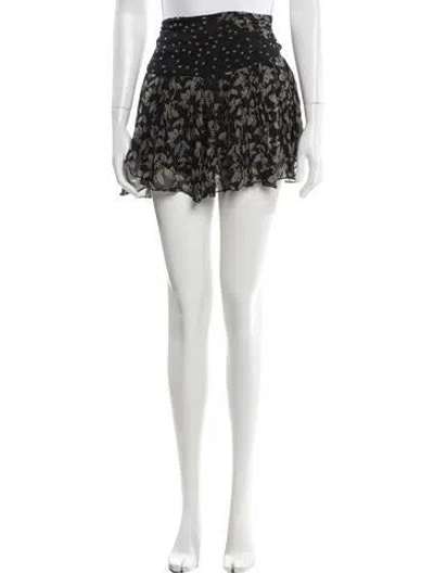 Pre-owned Isabel Marant Floral Print Scoop Neck Top In Black