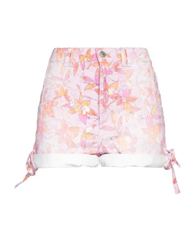 Isabel Marant Floral Print Shorts In White