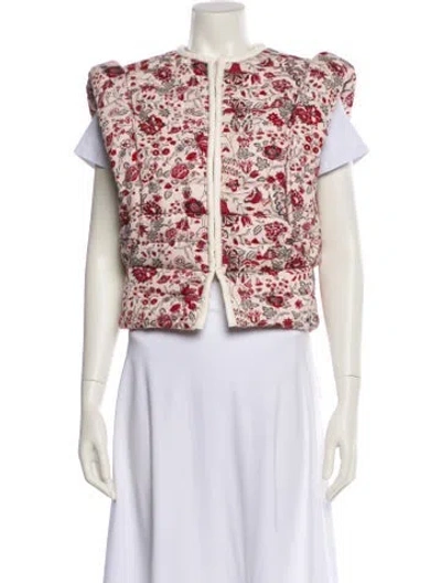 Pre-owned Isabel Marant Floral Print Vest In Multi