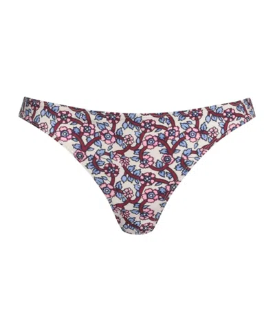 Isabel Marant Floral-print Bikinis In Brown