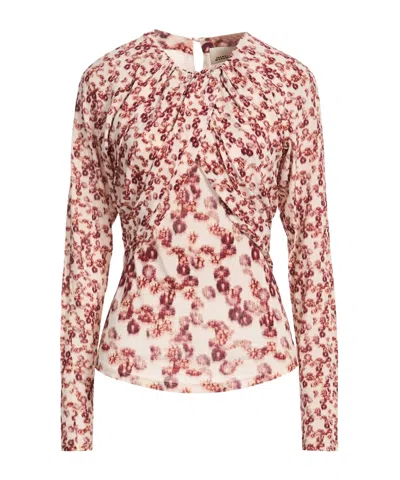 Isabel Marant Floralprint Longsleeve Tshirt In Pink