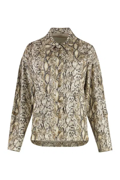 Isabel Marant Floran Printed Shirt In Multicolor