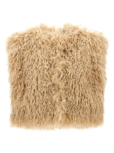 Isabel Marant Florana Gilet Beige