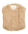 Isabel Marant Off-white Florana Faux-fur Vest In White