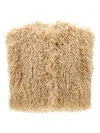 Isabel Marant Off-white Florana Faux-fur Vest In Beige