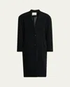 Isabel Marant Florane Structured Wool Coat In Black