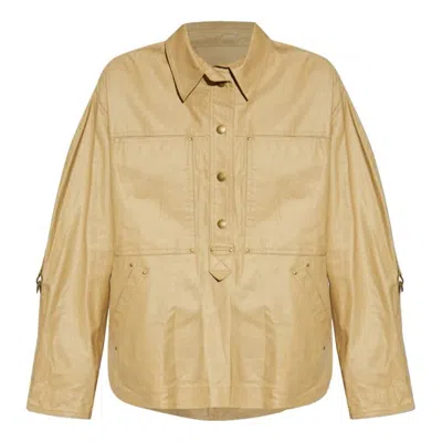 Isabel Marant Florida Long-sleeved Shirt In Gold